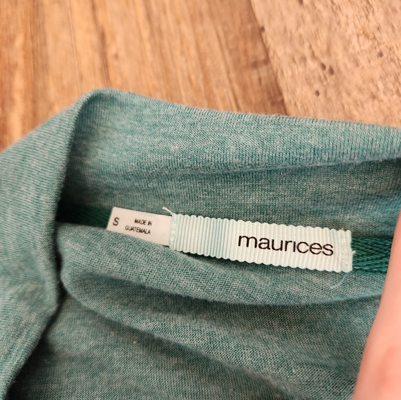 Maurices Teal 3/4 Sleeve Cardigan - Picture 3 of 4